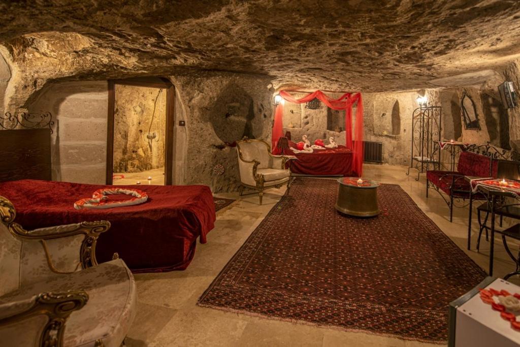 Kapadokya Ihlara Konaklari Antik Gelveri Konagi غوزاليورت المظهر الخارجي الصورة